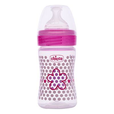 WellBeing Feeding Bottle (150ml, Slow) (Pink)